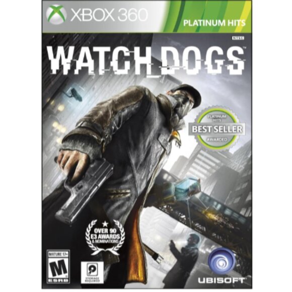 XBOX Other - Watch Dogs - Xbox 360 Ubisoft PLATINUM HITS 2014- 2 DISC- WITH ORIGINAL CASE-